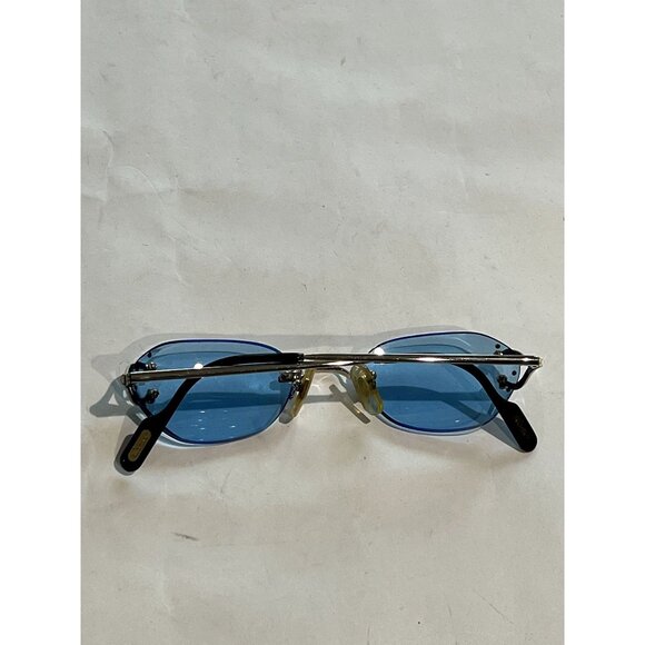 Cartier Rimless Sunglasses in Silver Blue Tint main image 4